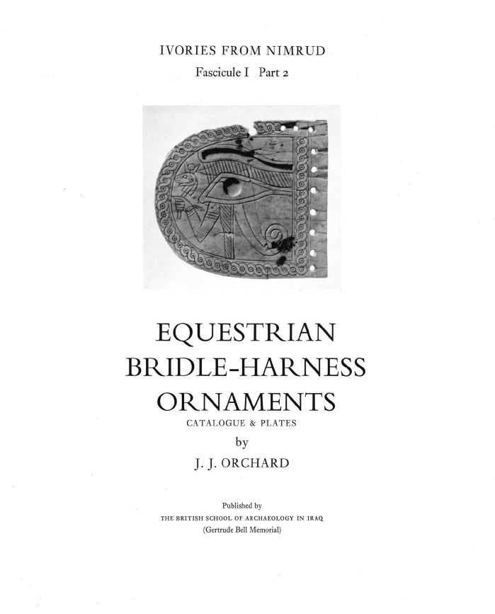 Equestrian Bridle-Harness Ornaments: Catalogue & Plates